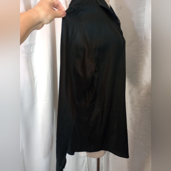 Calvin Klein TAG,ButtonUp Shirt, Men,  Collar, Bttn Cuffs, Black, 32-33/17 - Picture 10 of 15